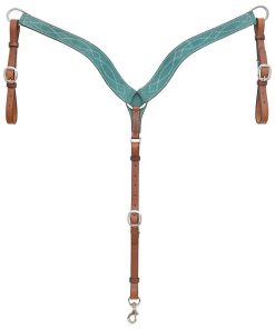 Alternative view of Circle Y Marfa Lights Suede Breast Collar