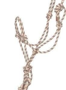 Alternative view of Gatsby Cowboy Rope Halter with Lead