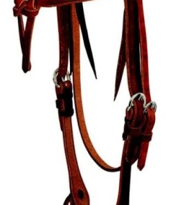 Cowboy Tack 5/8in Tied Front Browband Headstall