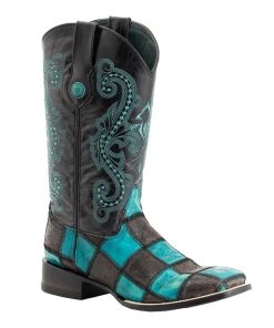 Ferrini Mens Patch S-Toe Boots