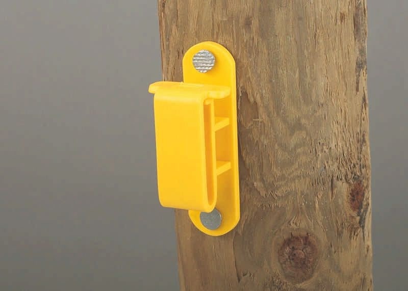 Dare Prod Wooden Post Tape Insulators 25Pk White