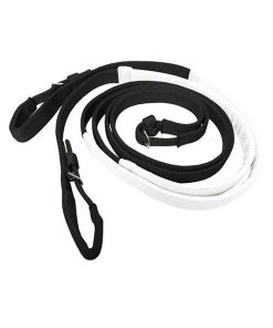Jacks Ultra Buckle Race Reins Sold in Pairs Black