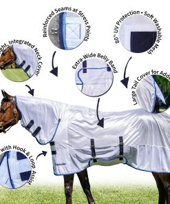 Alternative view of Defender Silver Elite Combo Neck Fly Sheet