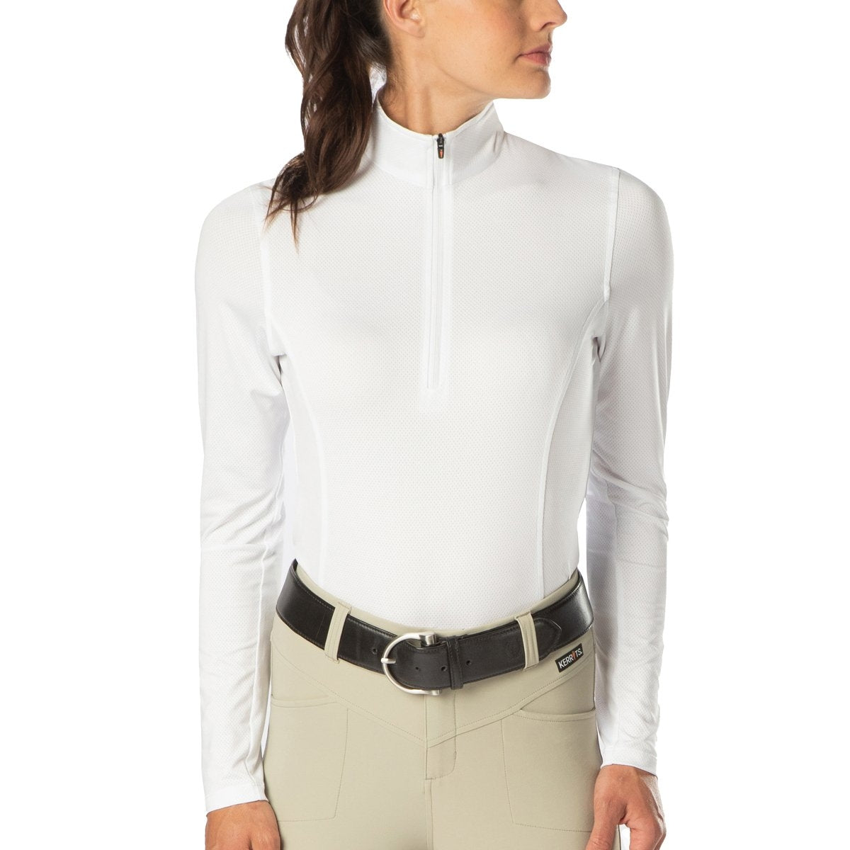 Kerrits Ladies Ice Fil Lite Long Sleeve Riding Shirt - Image 4