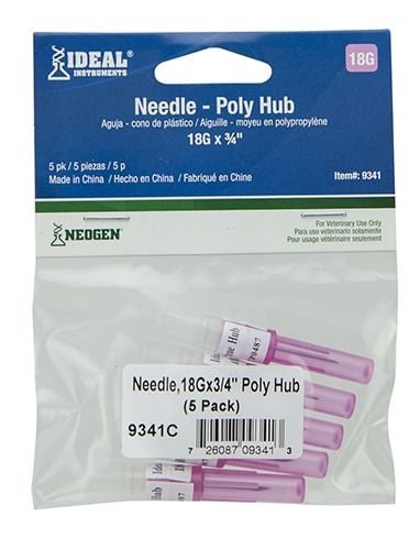 Ideal Polypropylene Hub Needle Pack