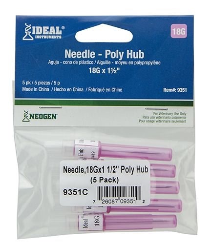 Ideal Polypropylene Hub Needle Pack - Image 4