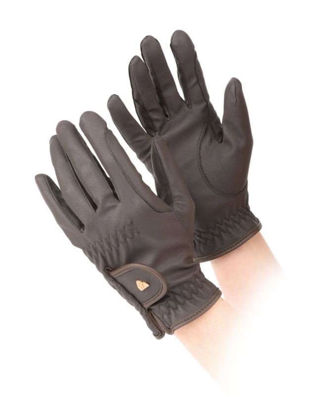Aubrion Ladies PU Riding Gloves - Image 4