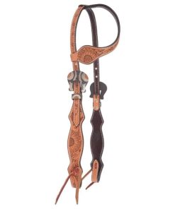Circle Y Copper Sunflower One Ear Headstall