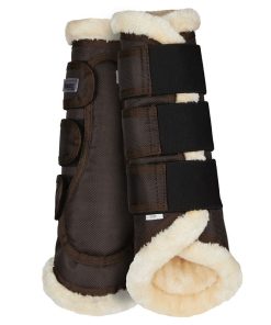 Alternative view of Horze Brushing Boots With Faux Fur