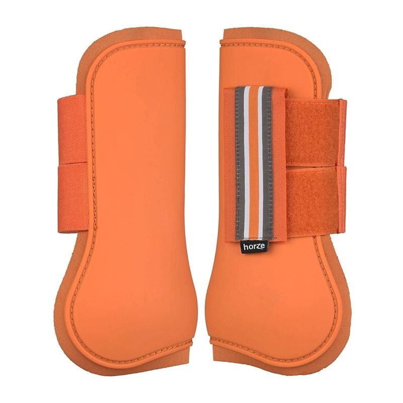 Horze Adepto Tendon Boots Cob Coral Gold - Image 2