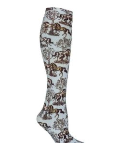AWST Intl Ladies Lila Blue Toile Socks