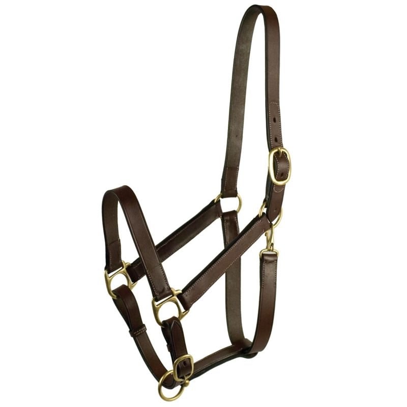 Gatsby Leather Turnout Halter with Snap - Image 2