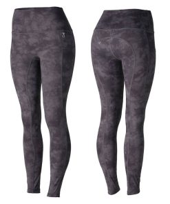 Alternative view of Horze Ladies Karen Tie-Dye Highwaist Tights 28 Dar