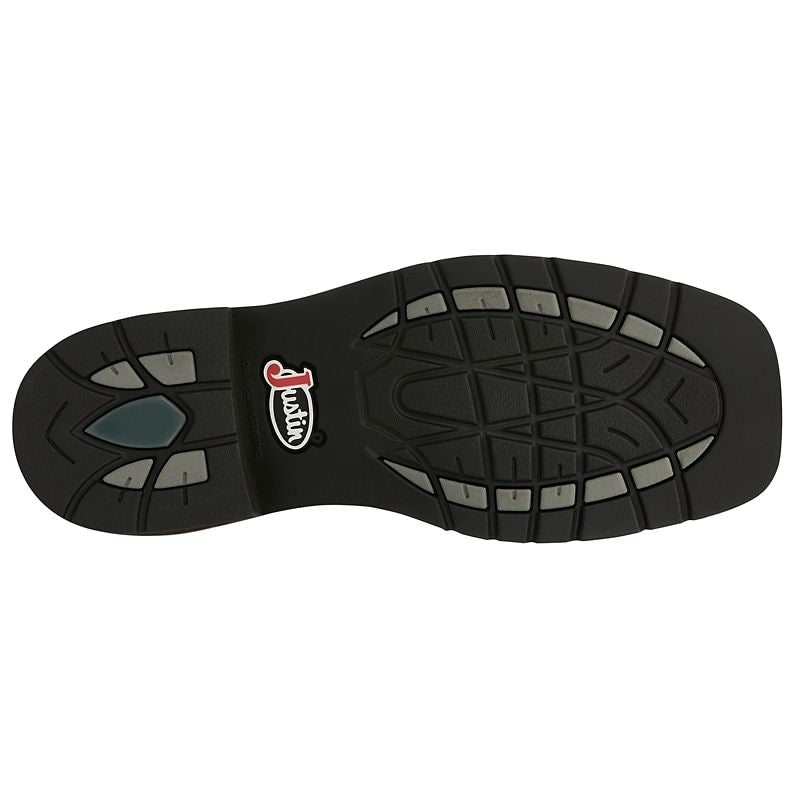 Justin Mens Stampede Sq Rugged Work Boots - Image 6
