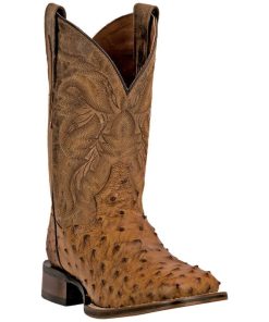 Dan Post Mens Alamosa Square Toe Tan Boots