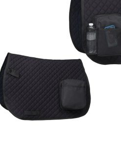 Australian Outrider Quilted Saddle Pad with Pocket