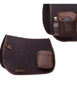 Alternative view of Australian Outrider Quilted Saddle Pad with Pocket