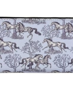 Awst International Lila Blue Toile Clutch Wallet