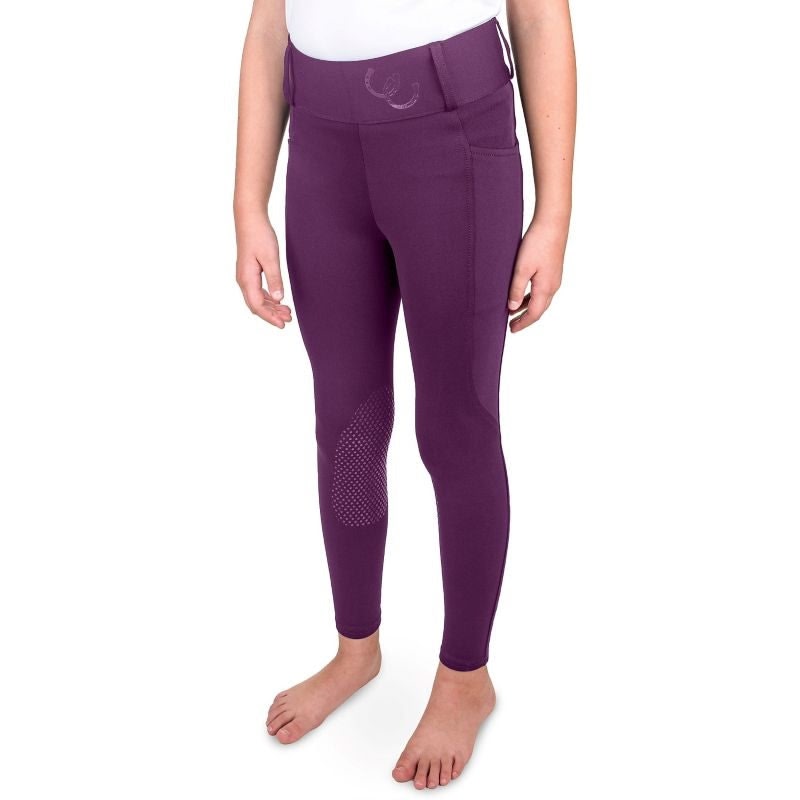 Equistar Kids Silicone Patch Tights - Image 2
