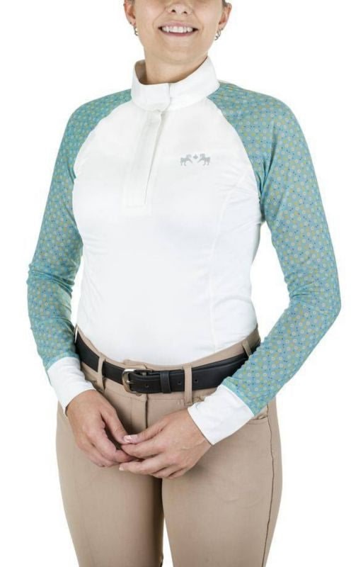 Equine Couture Ladies Smyrna Show Shirt X-Small Da