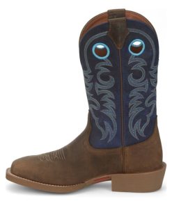 Alternative view of Justin Mens Stempede Sq Toe Boots