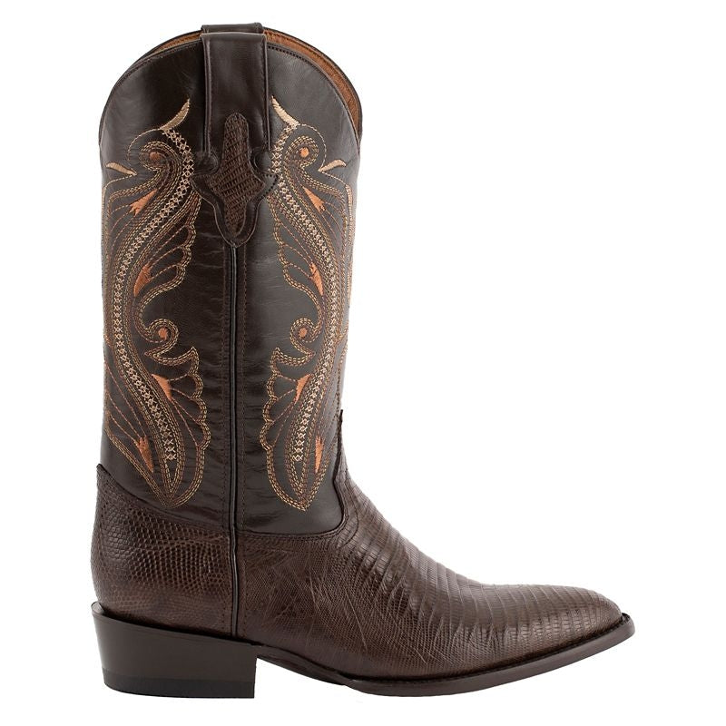 Ferrini Mens Teju Lizard Rnd Toe Boots - Image 7