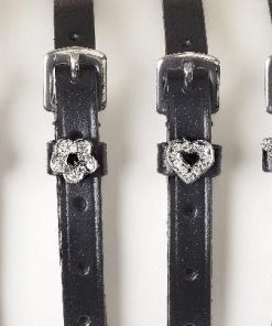 Alternative view of Camelot Jewelry Spur Strap 18 Bk/Wh