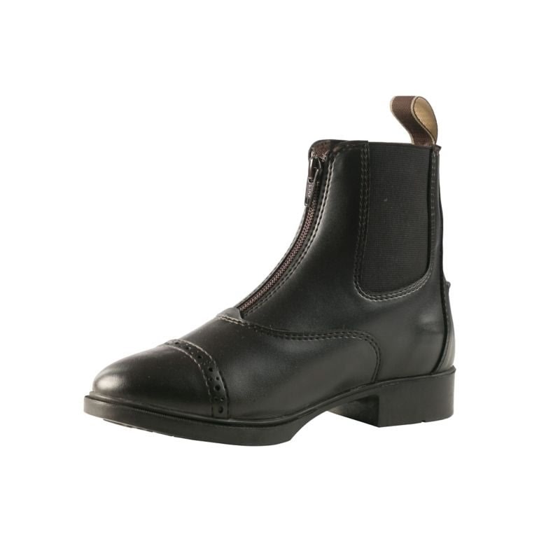 HorZe Wexford Kids Front Zip Paddock Boot 1 Black - Image 14