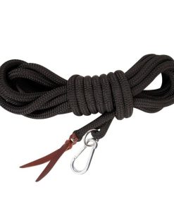 Classic Equine Premium Long Line/Eye Clip 23ft Brn