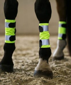 Horze Reflective Leg Wraps Yellow