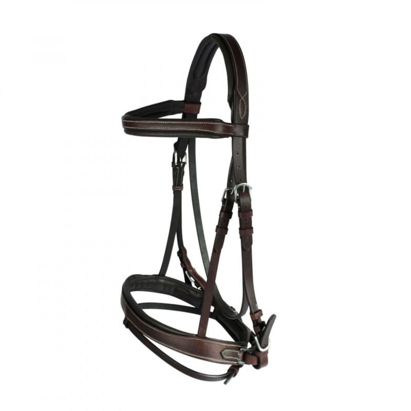 Horze Venice Soft Padded Bridle with Reins - Image 2