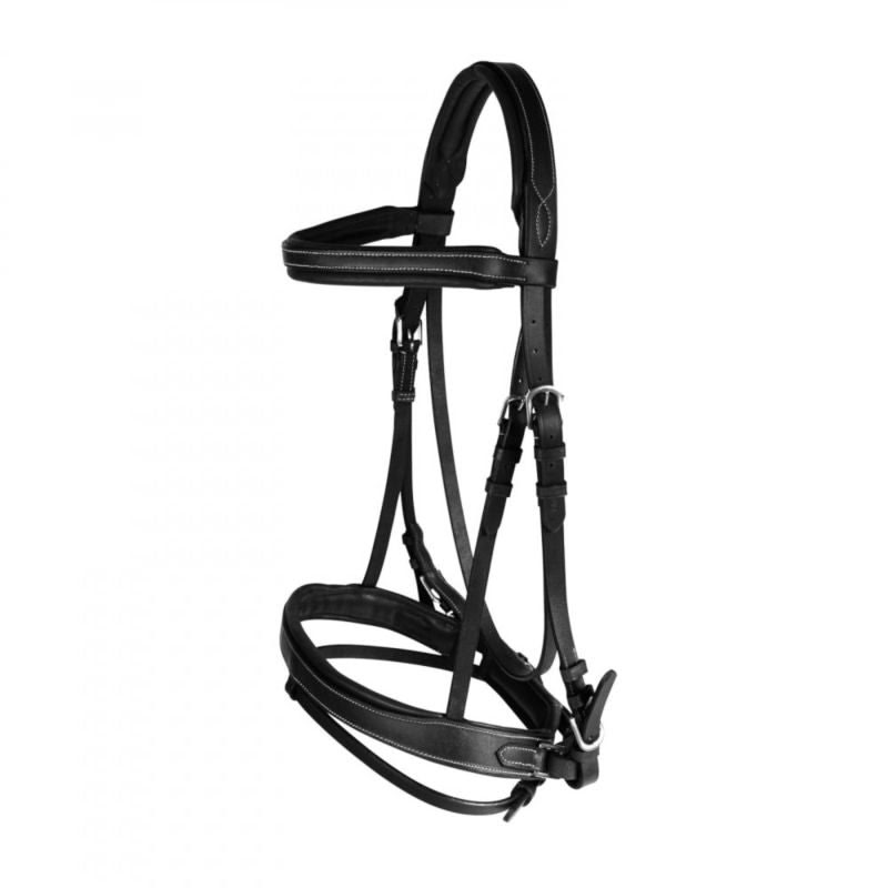 Horze Venice Soft Padded Bridle with Reins - Image 3