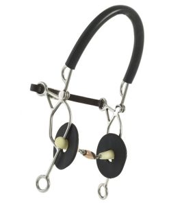Happy Mouth Copper Roller Hackamore Bit