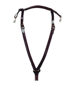 Alternative view of Circle Y Trail Over Neck Breast Collar with Nickel