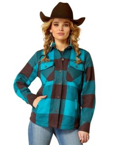 Ariat Ladies Plaid Shirt Jacket