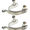 Jacks Show Spurs with Engraved German Silver Trim