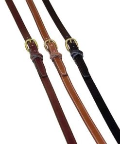 3/4In Crossed Keeper Belt With Brass Buckle 24 Br