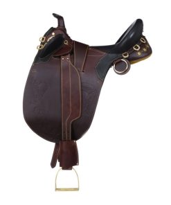 AOC Stockman Bush Rider Saddle w.Horn Wide Tree
