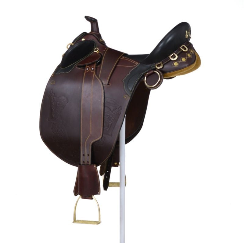 AOC Stockman Bush Rider Saddle w.Horn Wide Tree - Image 4