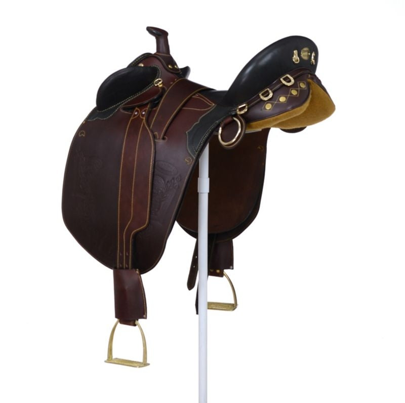 AOC Stockman Bush Rider Saddle w.Horn Wide Tree - Image 5