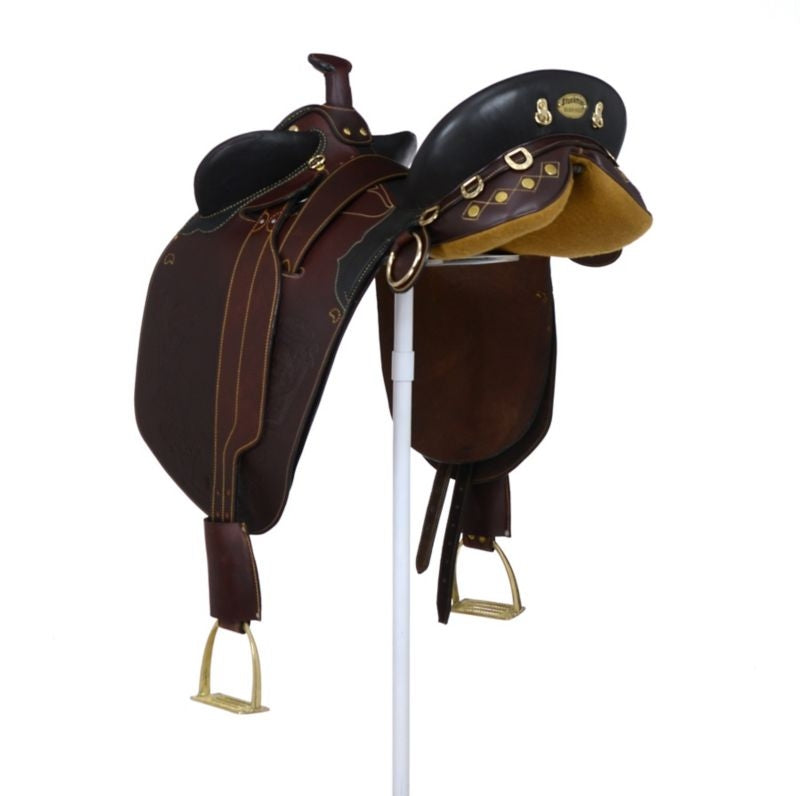 AOC Stockman Bush Rider Saddle w.Horn Wide Tree - Image 6