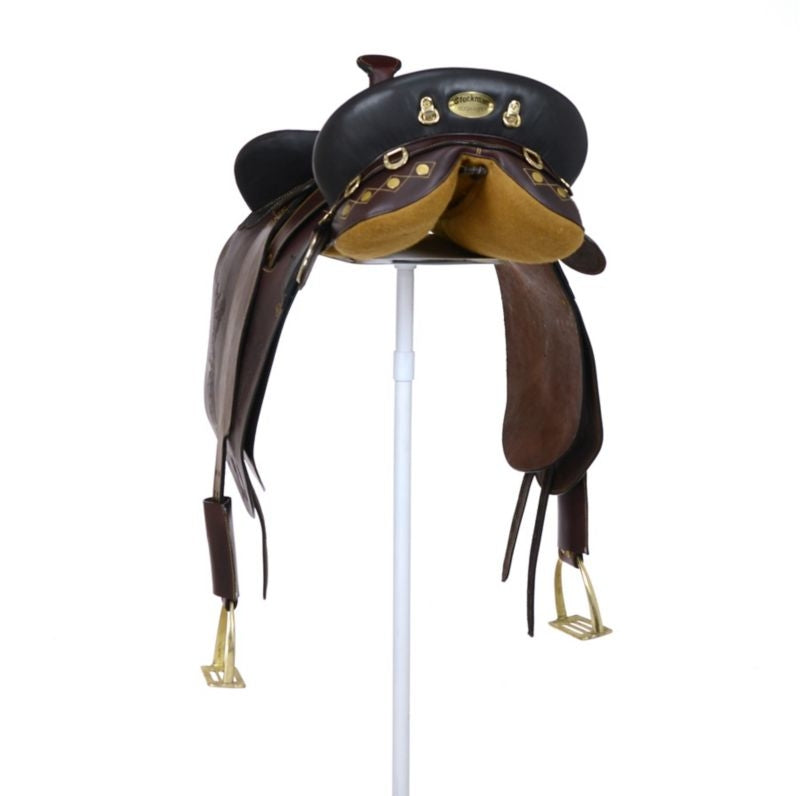 AOC Stockman Bush Rider Saddle w.Horn Wide Tree - Image 8