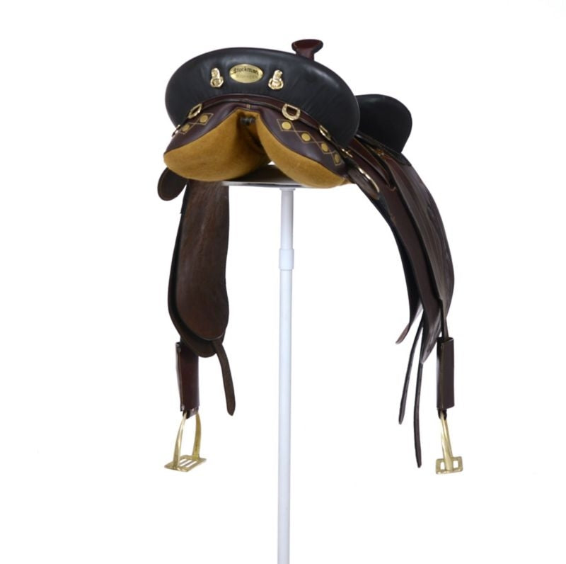 AOC Stockman Bush Rider Saddle w.Horn Wide Tree - Image 10