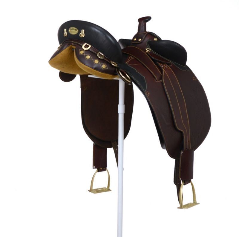 AOC Stockman Bush Rider Saddle w.Horn Wide Tree - Image 12