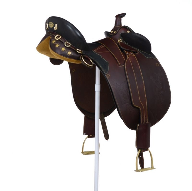 AOC Stockman Bush Rider Saddle w.Horn Wide Tree - Image 13