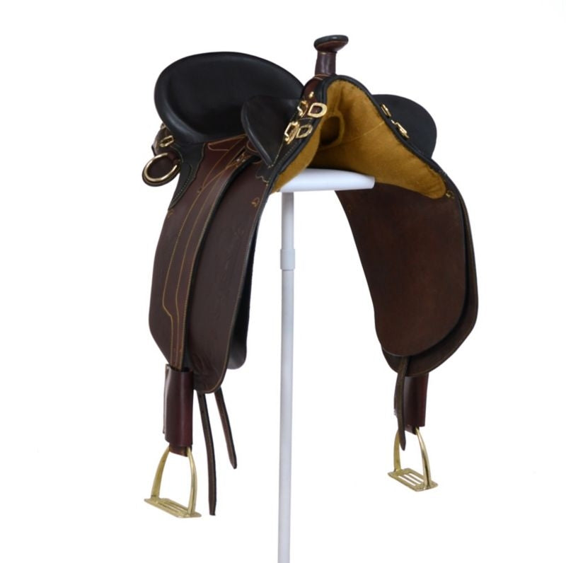 AOC Stockman Bush Rider Saddle w.Horn Wide Tree - Image 19