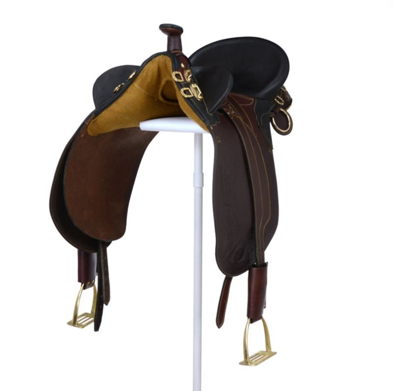 AOC Stockman Bush Rider Saddle w.Horn Wide Tree - Image 23