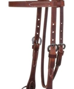 Classic Smooth Rose Harness Browband Headstall Br