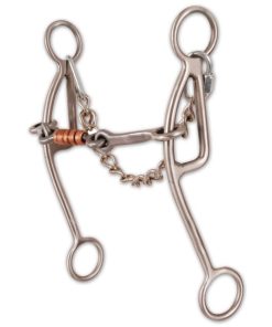 ClassicEquine Les Vogt 7 1/2 Shank Dogbone Gag Bit