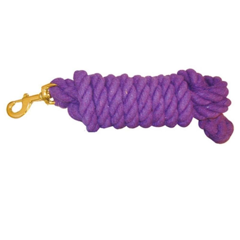 Cotton Lead Rope With Brass Snap - Image 4